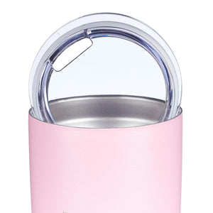 Trust in the Lord Proverbs 3:5 Pink Stainless Steel Travel Mug