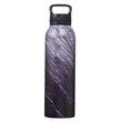 Load image into Gallery viewer, Strong &amp; Courageous Joshua 1:9 Black Stone Stainless Steel Water Bottle
