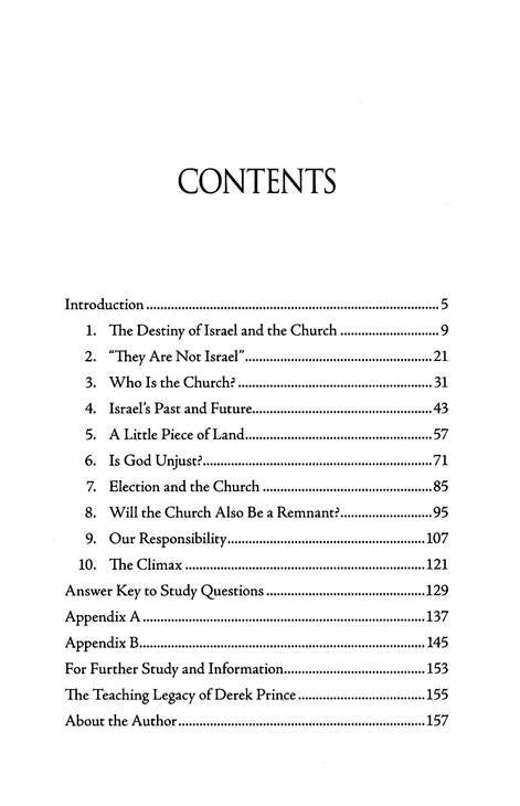 The Destiny Of Israel and the Church - Derek Prince