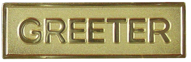 Gold Greeter Badge