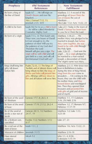 100 Prophecies Fulfilled By Jesus Pamphlet