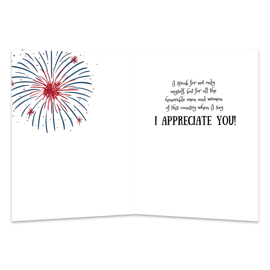 Military Appreciation Card