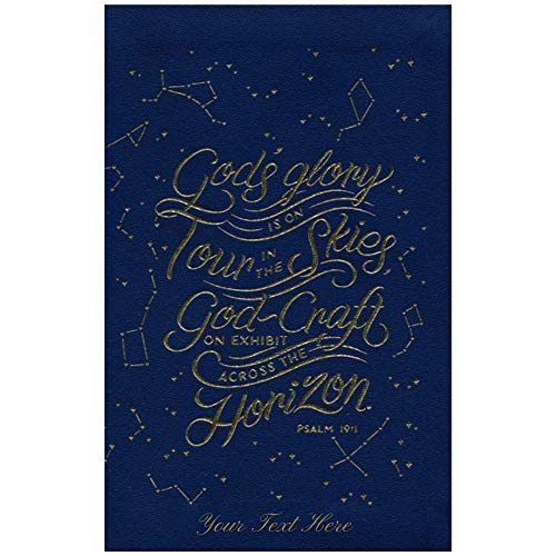 Personalized The Message Compact Bible Starry Sky Leather-Look