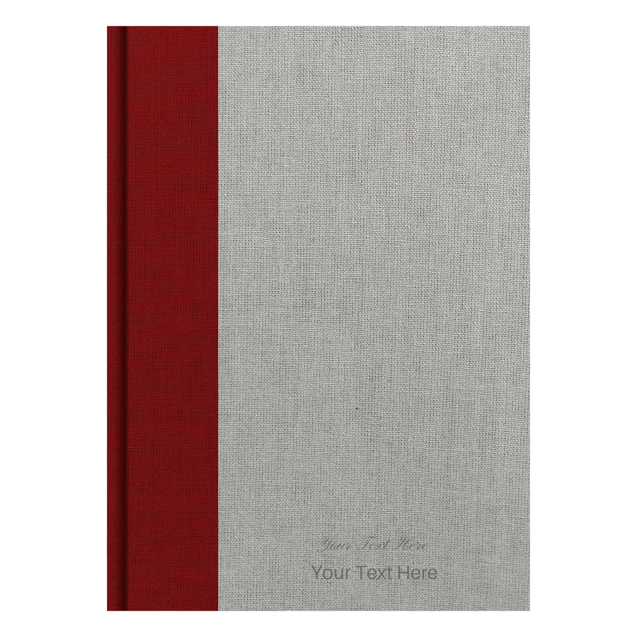 Personalized NKJV Holman Study Bible Thumb Indexed Crimson and Gray Cloth Over Board Hardcover