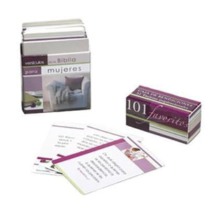 101 Versículos favoritos para mujeres (101 Favorite Bible Verses for Women Boxed Cards)