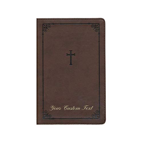 Personalized Custom Text NIV TeenStudy Bible COMPACT Leathersoft Chocolate New International Version