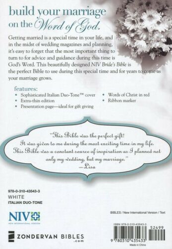 Personalized NIV Bride's Bible Italian Duo-Tone New International Version