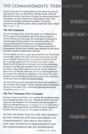 Ten Commandments Pamphlet