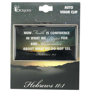 Hebrews 11:1 Visor Clip