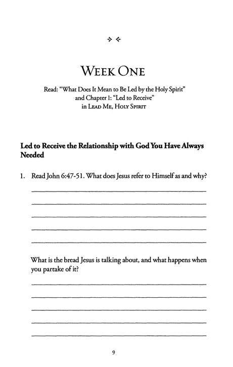 Lead Me, Holy Spirit Prayer & Study Guide - Stormie Omartian