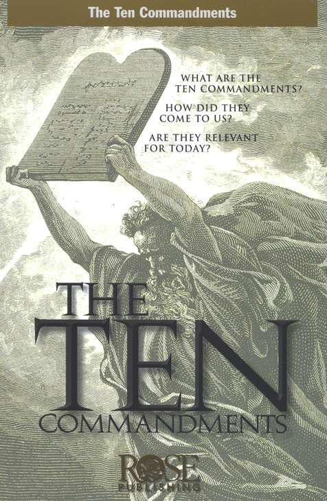 Ten Commandments Pamphlet