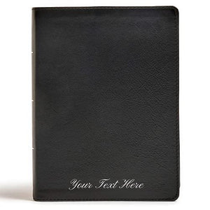 Personalized CSB Tony Evans Study Bible Black Genuine Leather