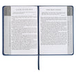 Load image into Gallery viewer, Words of Jesus for Daily Living Blue Faux Leather Devotional - Jan De Wet
