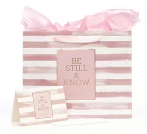 Be Still & Know Gift Bag with Card