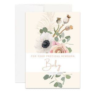 Christian Baby Girl Shower Card