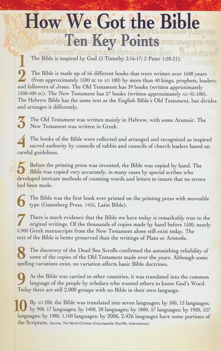 How We Got the Bible Pamphlet