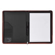Load image into Gallery viewer, John 3:16 Cross Two-tone Brown Faux Leather Portfolio Folder
