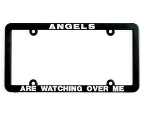 Angels Are Watching Over Me License Frame