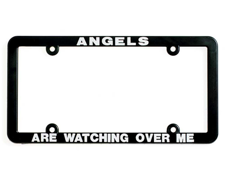 Angels Are Watching Over Me License Frame