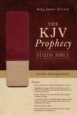 Personalized KJV Prophecy Study Bible Tan Leather