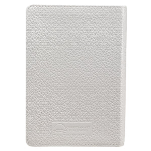 Personalized KJV SMALL Compact Pocket Edition Bible LuxLeather White