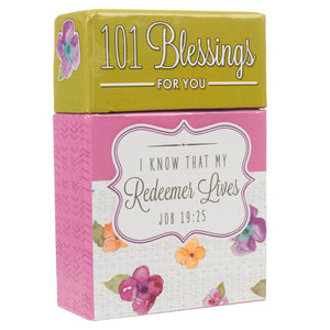 101 Blessings for You Redeemer Job 19:25 Boxed Cards