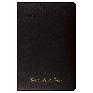 Personalized ESV Gospel Transformation Bible Genuine Leather Black