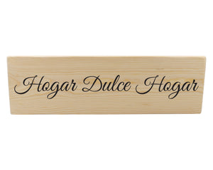 Hogar Dulce Hogar Spanish Wood Decor