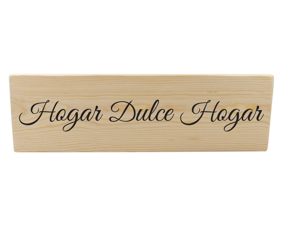 Hogar Dulce Hogar Spanish Wood Decor