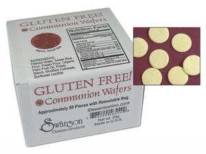 Gluten Free Communion Wafers (Box of 50)