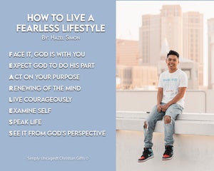 How To Live A Fearless Lifestyle Personalized Photo Poem