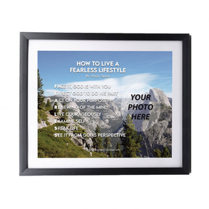 How To Live A Fearless Lifestyle Personalized Photo Poem