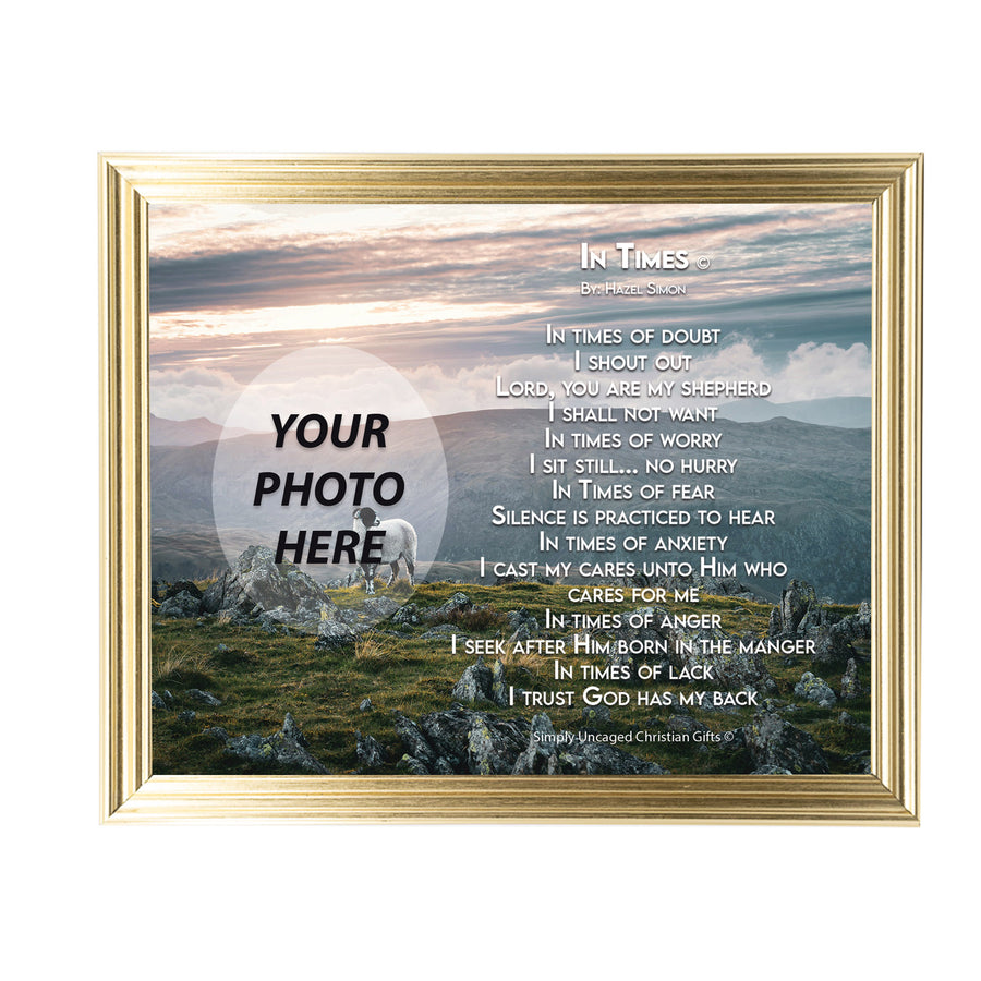 In Times Personalized Photo Poem