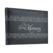 Load image into Gallery viewer, In Loving Memory Charcoal Guest Book Memory Book
