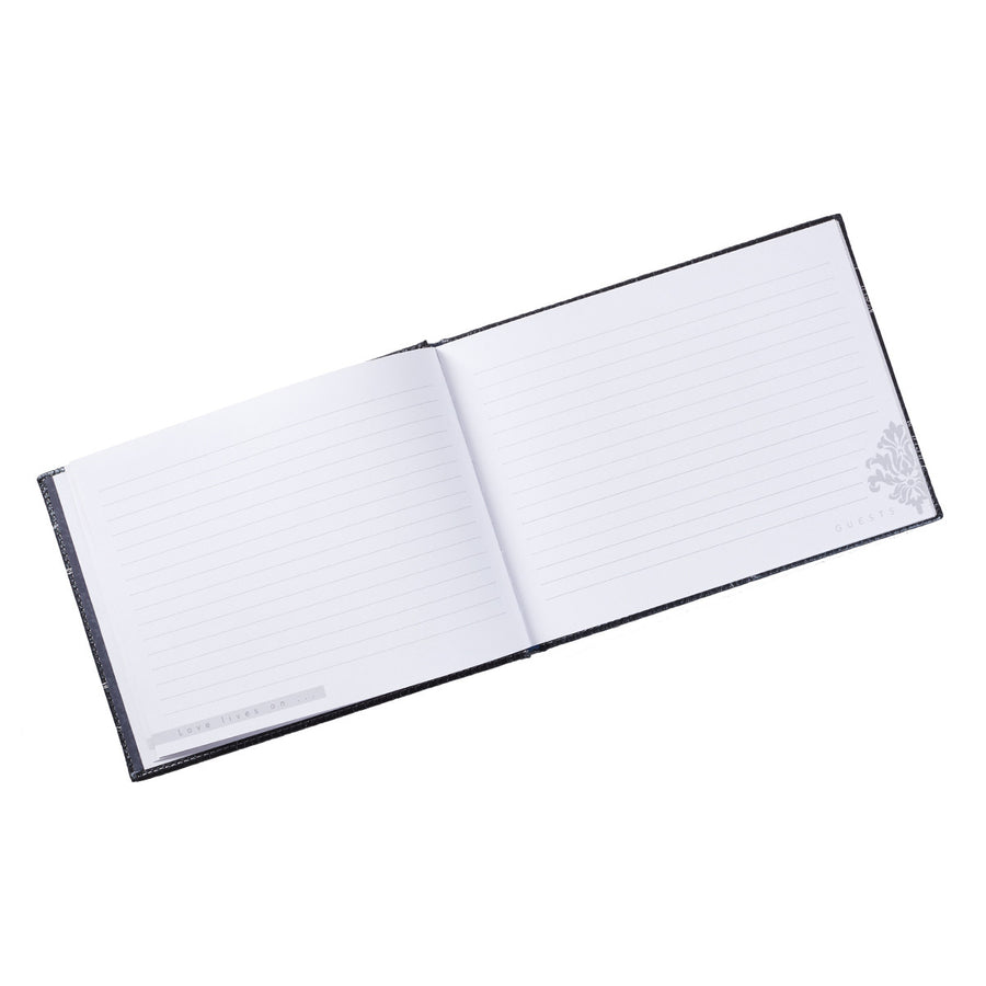 In Loving Memory Charcoal Guest Book Memory Book