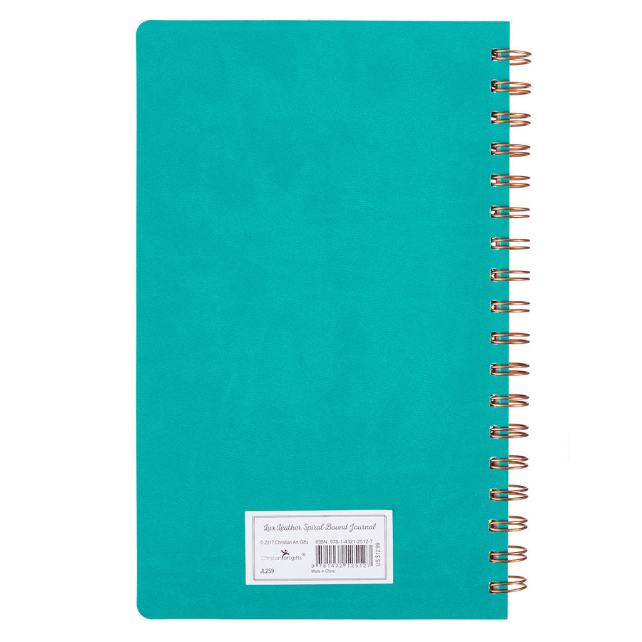 Teal Serenity Prayer Notebook