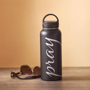 Pray Stainless Steel Water Bottle