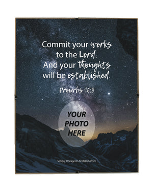 Proverbs 16:3 Personalized Photo Verse