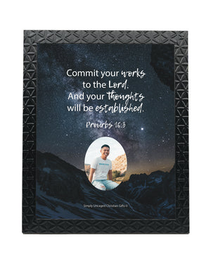 Proverbs 16:3 Personalized Photo Verse