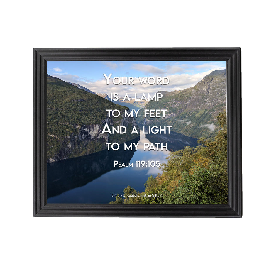 Psalm 119:105 Personalized Photo Verse