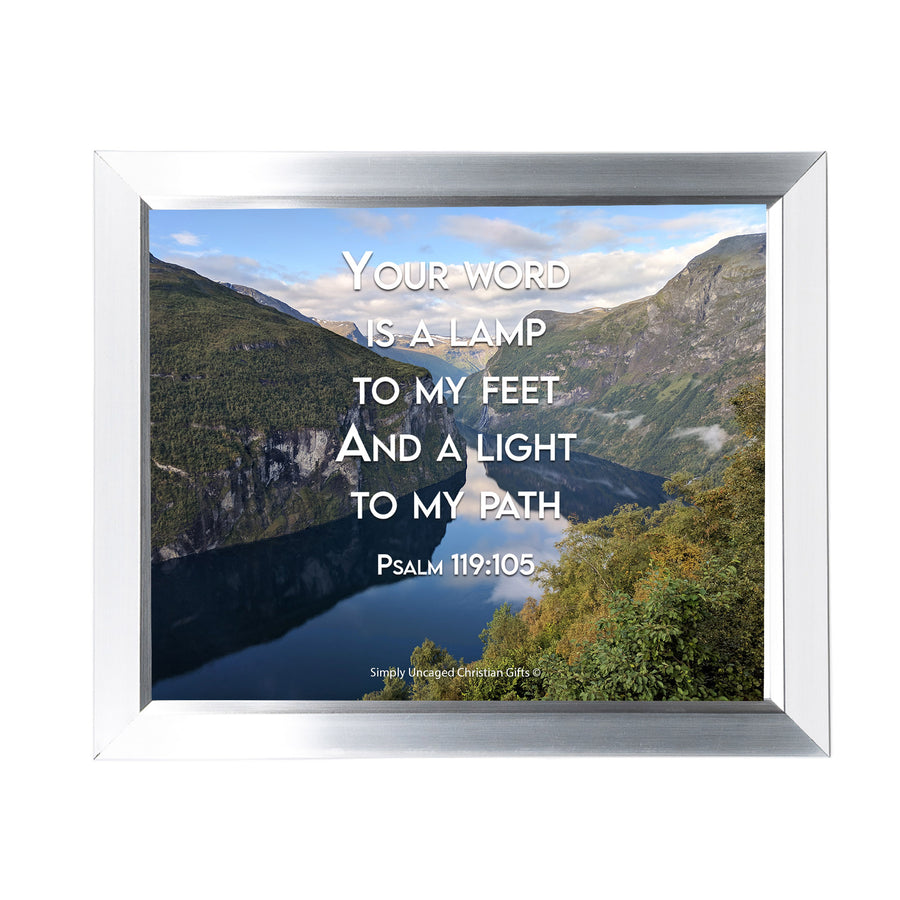 Psalm 119:105 Personalized Photo Verse