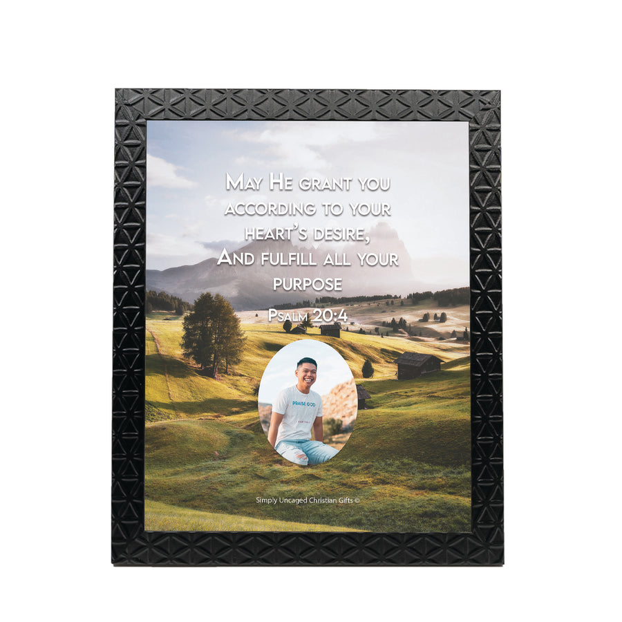 Psalm 20:4 Personalized Photo Verse