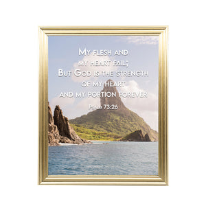 Psalm 73:26 Personalized Photo Verse