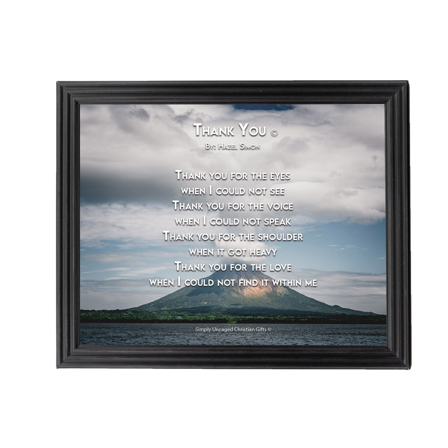 Thank You Personalized Photo Poem