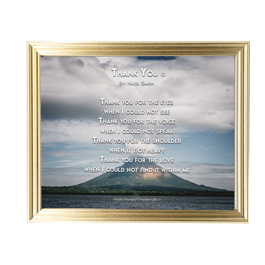 Thank You Personalized Photo Poem