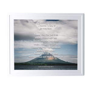 Thank You Personalized Photo Poem