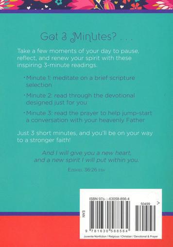 3-Minute Devotions for Teen Girls: 180 Encouraging Readings