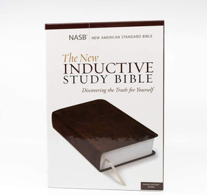 Personalized NASB The New Inductive Study Bible Milano Softone Brown