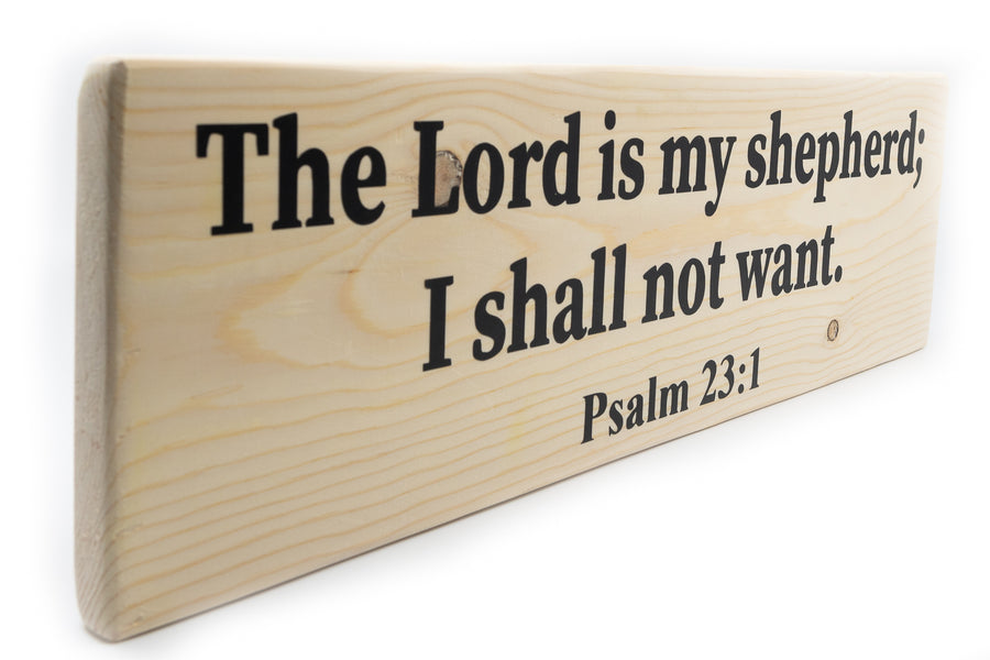 Psalm 23:1 The Lord Is My Shepherd Wood Decor