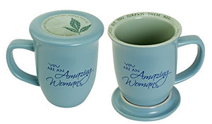 Amazing Woman Blue Mug & Coaster Set